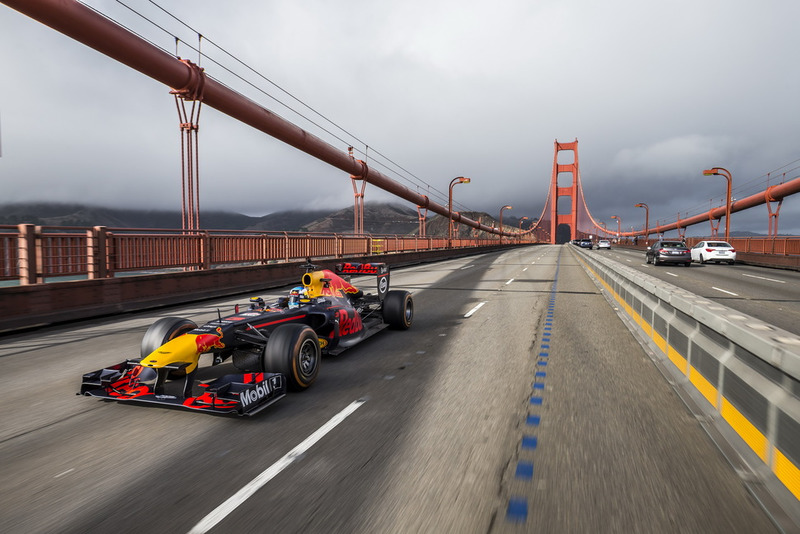 Daniel Ricciardo, Red Bull Racing, à San Francisco