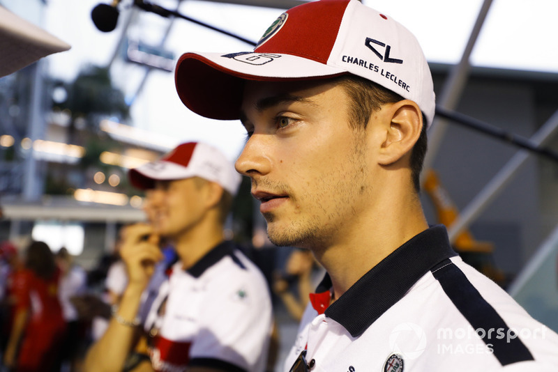 Charles Leclerc, Sauber, and Marcus Ericsson, Sauber
