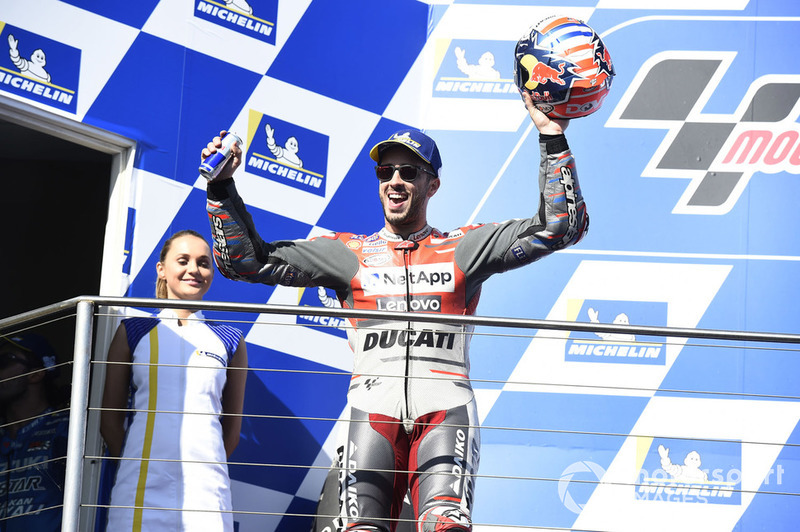 Подіум: третє місце Андреа Довіціозо, Ducati Team
