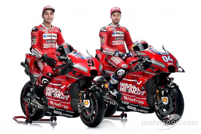 Andrea Dovizioso y Danilo Petrucci, Ducati Team