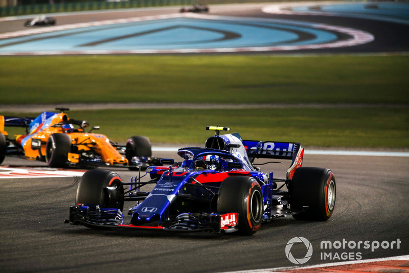 П'єр Гаслі, Scuderia Toro Rosso STR13, Фернандо Алонсо, McLaren MCL33