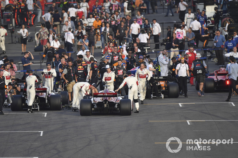 A start előtt - Abu Dhabi Nagydíj - F1 2018