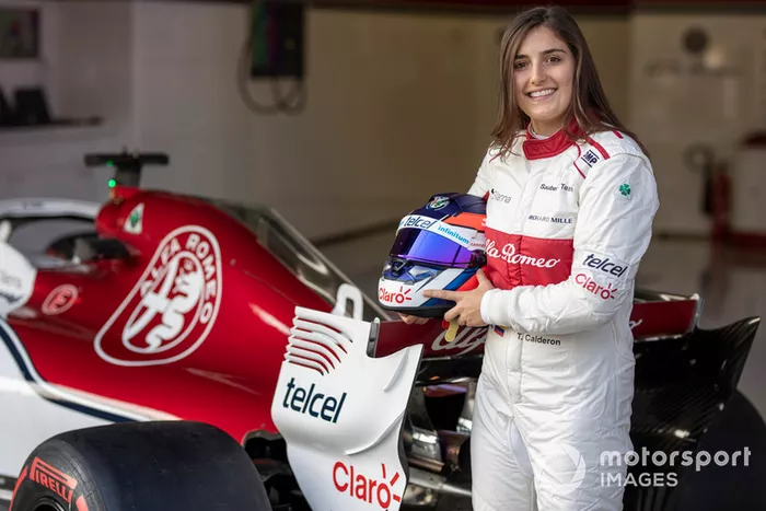 Tatiana Calderón, Sauber piloto de prueba