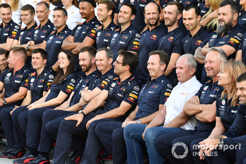 Photo de groupe de Red Bull Racing
