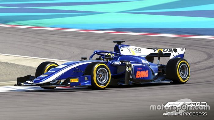 Imagen de la F2 en el 'F1 2019'