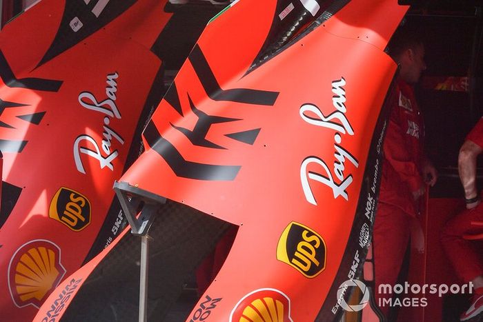 Cubierta de motor del Ferrari SF90