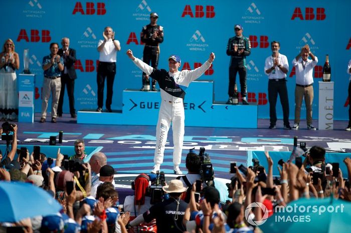 Podio: ganador de la carrera Maximilian Günther, BMW I Andretti Motorsports