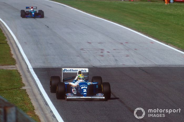 Ayrton Senna, Williams FW16 Renault, Roland Ratzenberger, Simtek S941 Ford