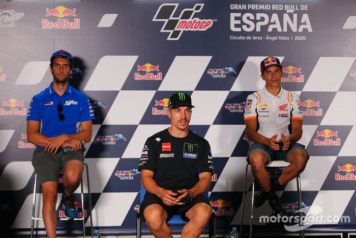 Alex Rins, Team Suzuki MotoGP, Maverick Viñales, Yamaha Factory Racing, Marc Márquez, Repsol Honda Team, 