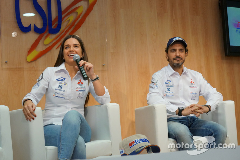 Cristina Gutiérrez, Pedro López, Mitsubishi