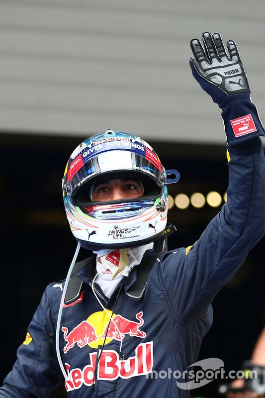 segundo lugar Daniel Ricciardo, Red Bull Racing