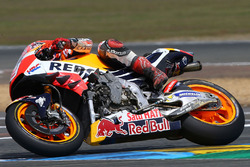Marc Márquez, Repsol Honda Team con daños por caída