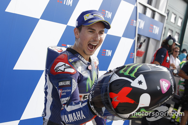 Pole sitter Jorge Lorenzo, Yamaha Factory Racing