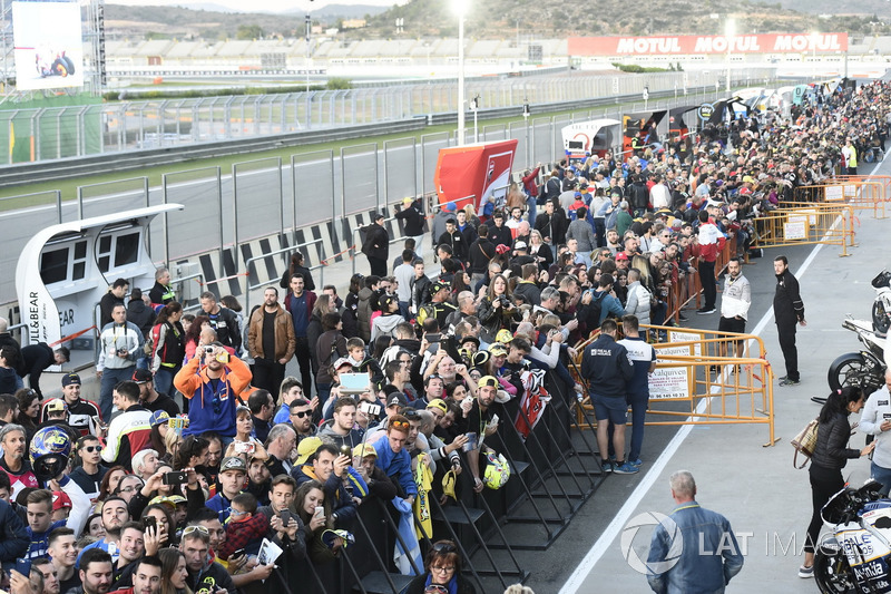 Fans of Valentino Rossi, Yamaha Factory Racing