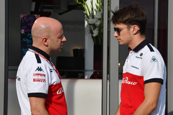 Charles Leclerc, Sauber e Simone Resta, Direttore tecnico Sauber