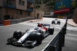Marcus Ericsson, Sauber C37, voor Charles Leclerc, Sauber C37