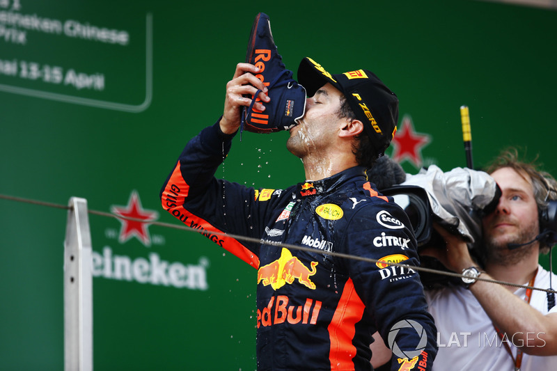 Победитель Даниэль Риккардо, Red Bull Racing