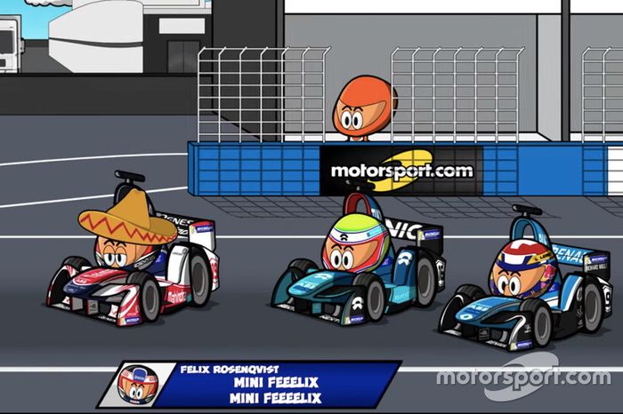 La salida del ePrix de México 2018, por los 'MinEDrivers'