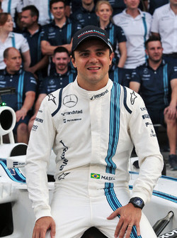 Felipe Massa, Williams en una fotografía de equipo