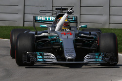 Le vainqueur Lewis Hamilton, Mercedes-Benz F1 W08