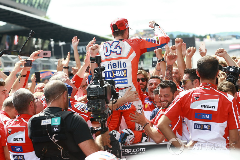 Race winnner Andrea Dovizioso, Ducati Team