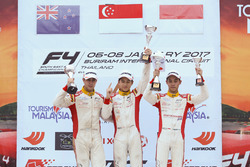 Faine Kahia, Danial Frost, Presley Martono