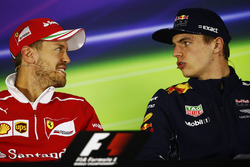 Sebastian Vettel, Ferrari, Max Verstappen, Red Bull