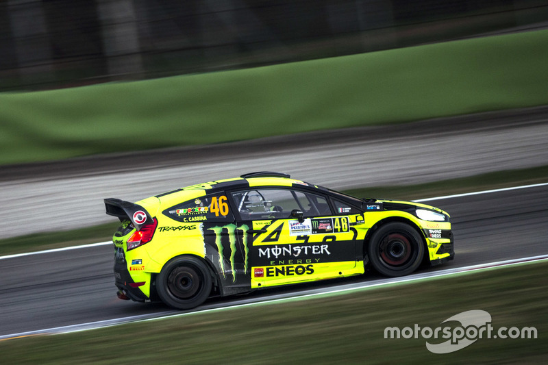 Valentino Rossi, Carlo Cassina, Ford Fiesta