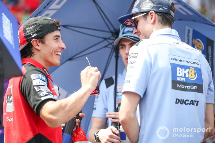 Marc Marquez, Ducati Team, Alex Marquez, Gresini Racing