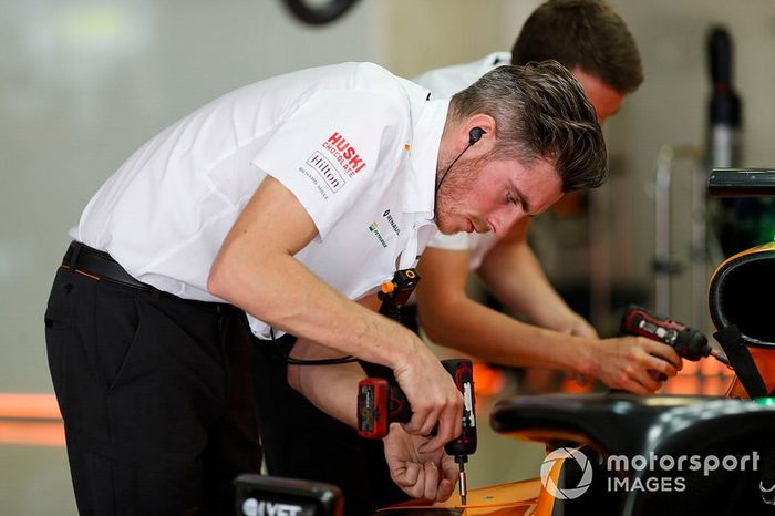 Mecánicos de McLaren