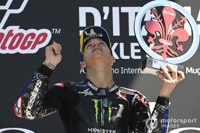 Podio: ganador Fabio Quartararo, Yamaha Factory Racing