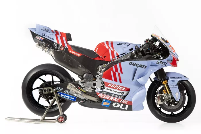 Marc Márquez, decoración de la moto Gresini Racing