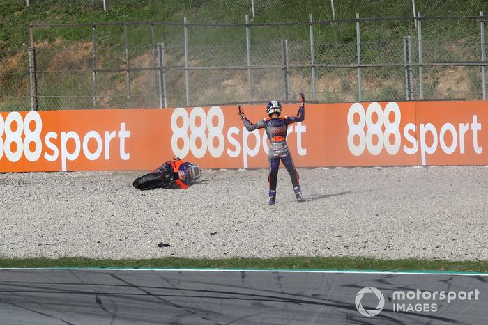 Iker Lecuona, Red Bull KTM Tech 3 caída