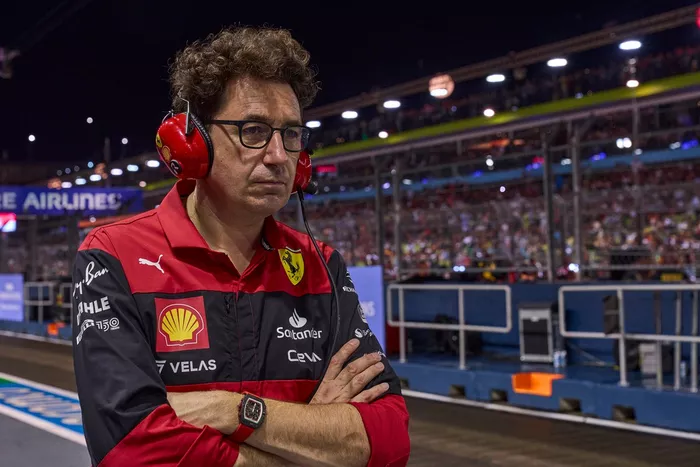 Mattia Binotto, director del equipo Ferrari