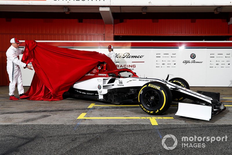 Кімі Райкконен, Alfa Romeo Racing, Антоніо Джовінацці, Alfa Romeo Racing, машина Alfa Romeo Racing C38