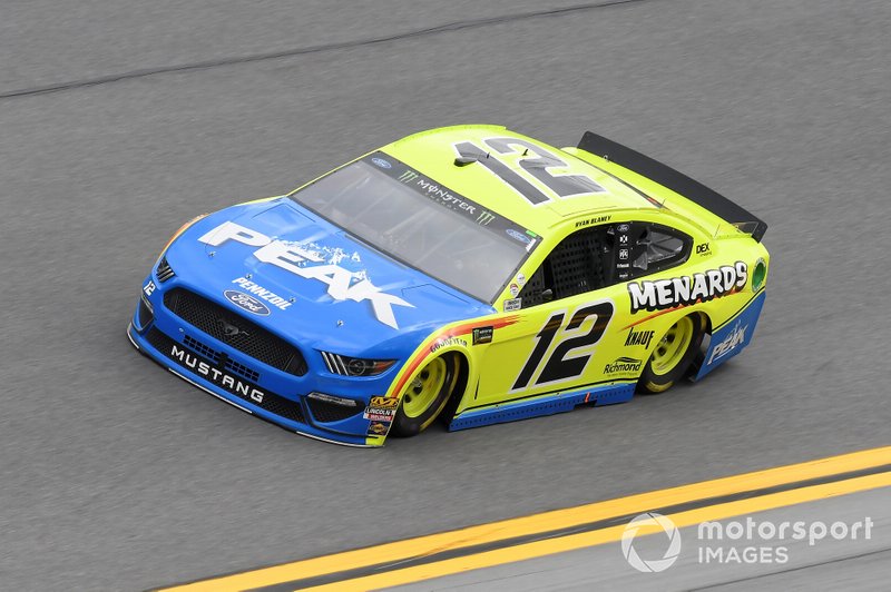 #12: Ryan Blaney, Team Penske, Ford Mustang