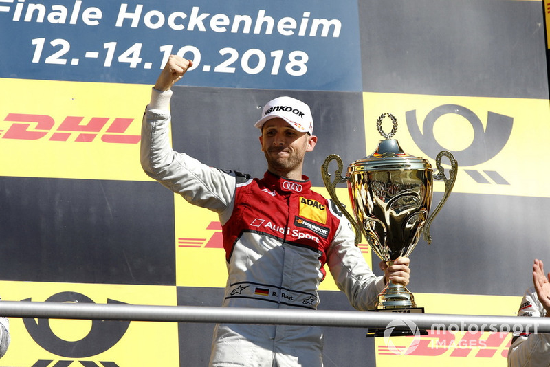 Podium: Race winner René Rast, Audi Sport Team Rosberg