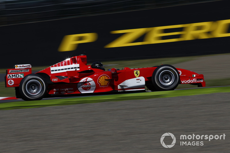 Ferrari lors des Legends F1 30th Anniversary Lap Demonstration
