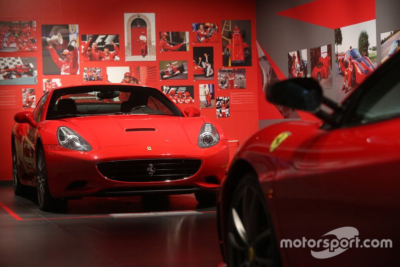 The 'Michael 50' exhibition in the Ferrari Museum in Maranello