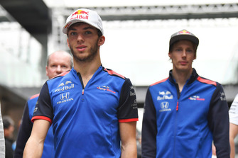 Pierre Gasly, Scuderia Toro Rosso and Brendon Hartley, Scuderia Toro Rosso