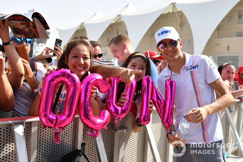 Естебан Окон, Racing Point Force India, уболівальники
