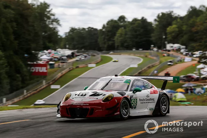 #58 Wright Motorsports Porsche 911 GT3 R, GTD: Patrick Long, Christina Nielsen, Robert Renauer