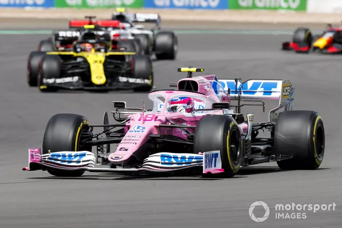 Lance Stroll, Racing Point RP20, Esteban Ocon, Renault F1 Team R.S.20