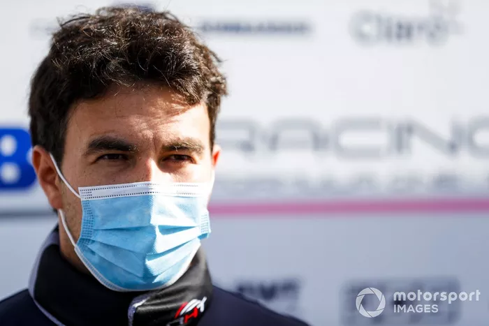 Sergio Pérez, Racing Point con los medios