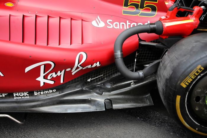 Piso del Ferrari F1-75