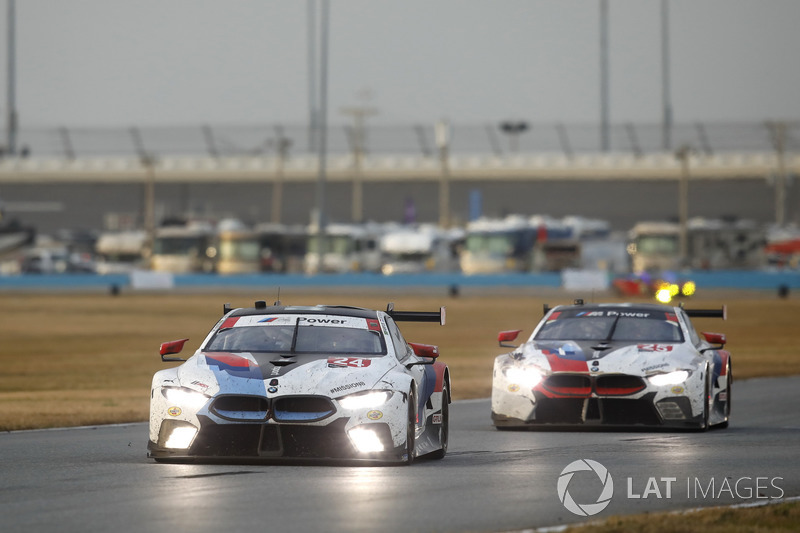 #24 BMW Team RLL BMW M8 GTE: Jesse Krohn, John Edwards, Nicky Catsburg, Augusto Farfus, #25 BMW Team