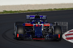 Pierre Gasly, Scuderia Toro Rosso STR13 avec des capteurs aéro