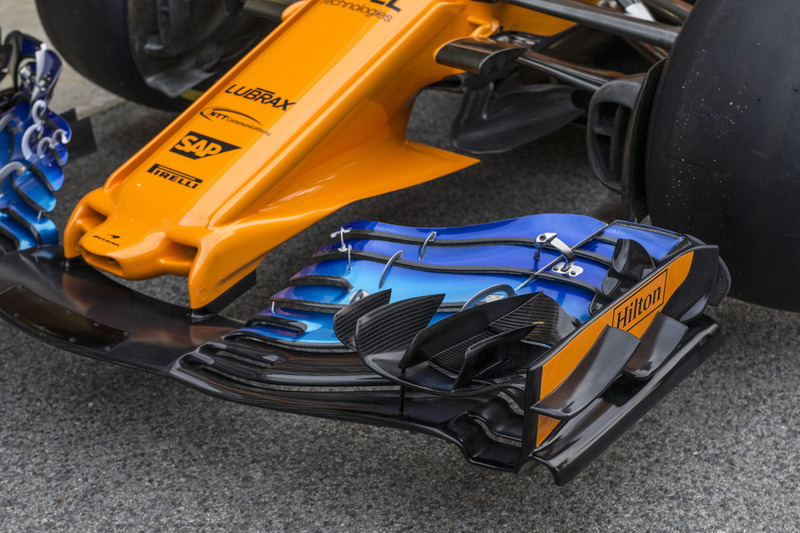 McLaren MCL33 burun ve ön kanat