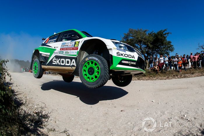 Kalle Rovanpera, Jonne Halttunen, Skoda Fabia R5