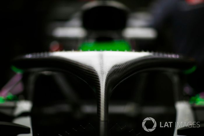 Haas F1 Team halo detail